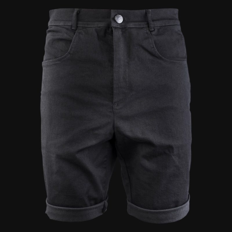 Мъжки къси панталони Black Denim - 03