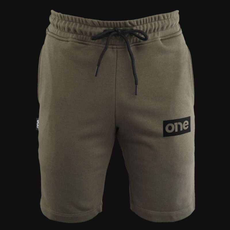 Мъжки къси панталони Khaki Black Box Logo - 02