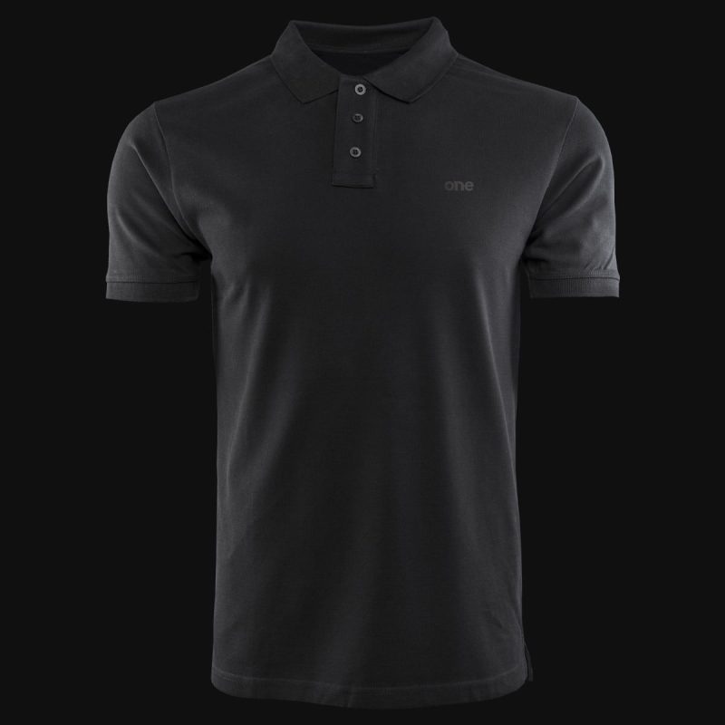 Поло тениска Premium style black - 01