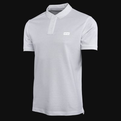 Поло тениска Premium technique white v02 - 01
