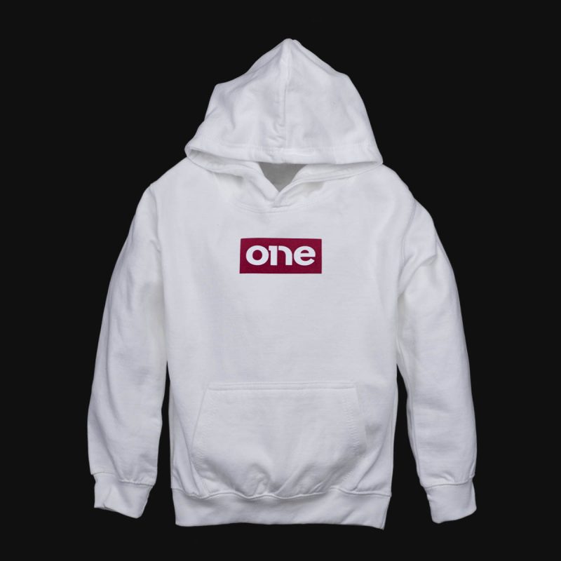 Детски суичър с качулка Red Box Logo-01