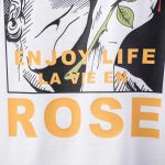 Дамска Широка Тениска Red Rose - 04