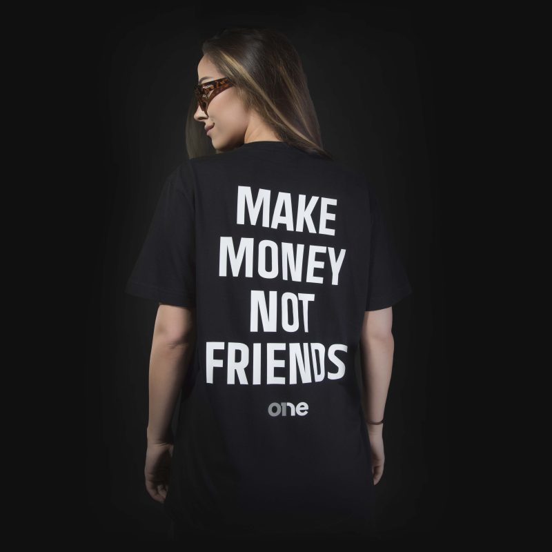 Дамска Широка Тениска Make Money