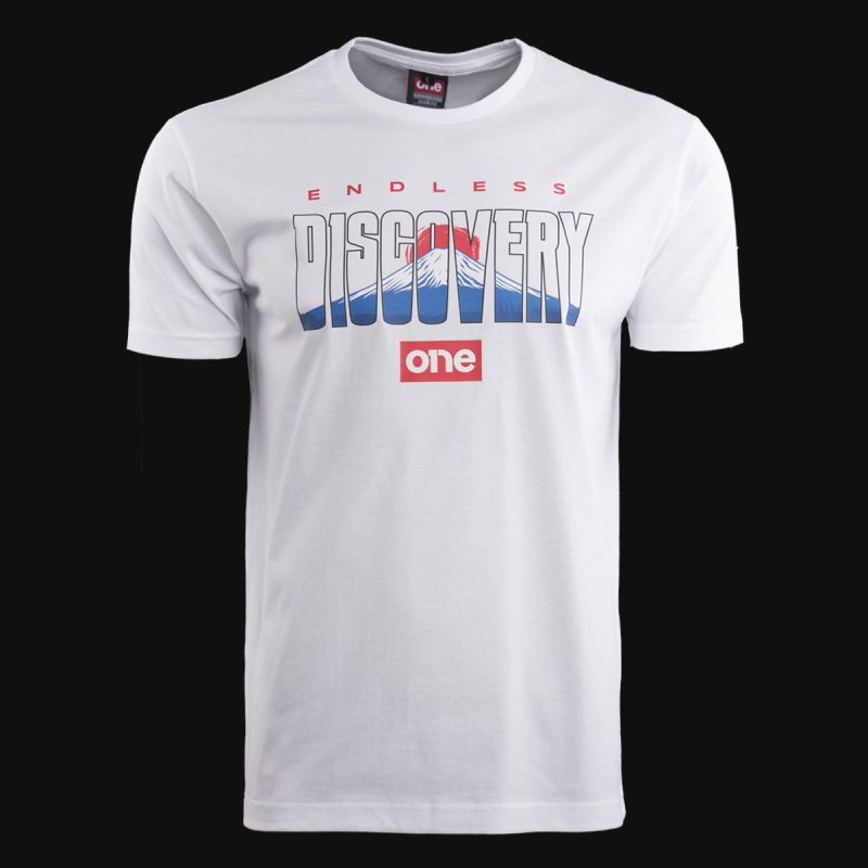 Мъжка тениска Discovery White