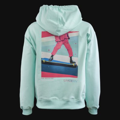 Дамски суичър с качулка Pink Skate