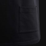 Свободна мъжка тениска с джобове - Classic Black - 05