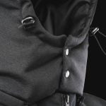 Vestă neagră cu glugă detașabilă - O1 Black - 10