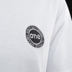 Tricou alb oversize pentru bărbați - FC 1INMIND - 02