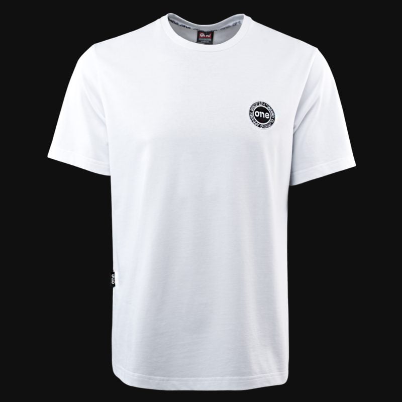 Tricou alb oversize pentru bărbați - FC 1INMIND