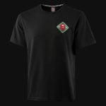 Tricou negru oversize pentru bărbați - Ace One - 03