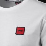 Tricou alb oversize Red Box - 03