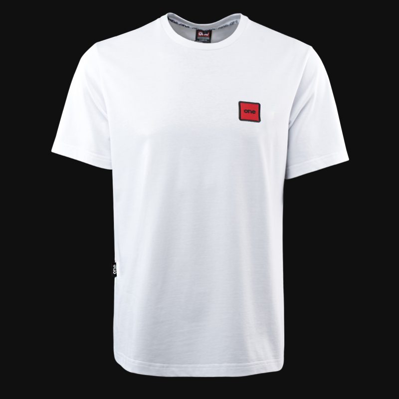 Tricou alb oversize Red Box