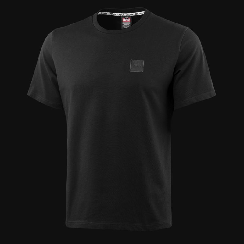 Tricou negru oversize Black Box - 02