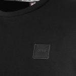 Tricou negru oversize Black Box - 03