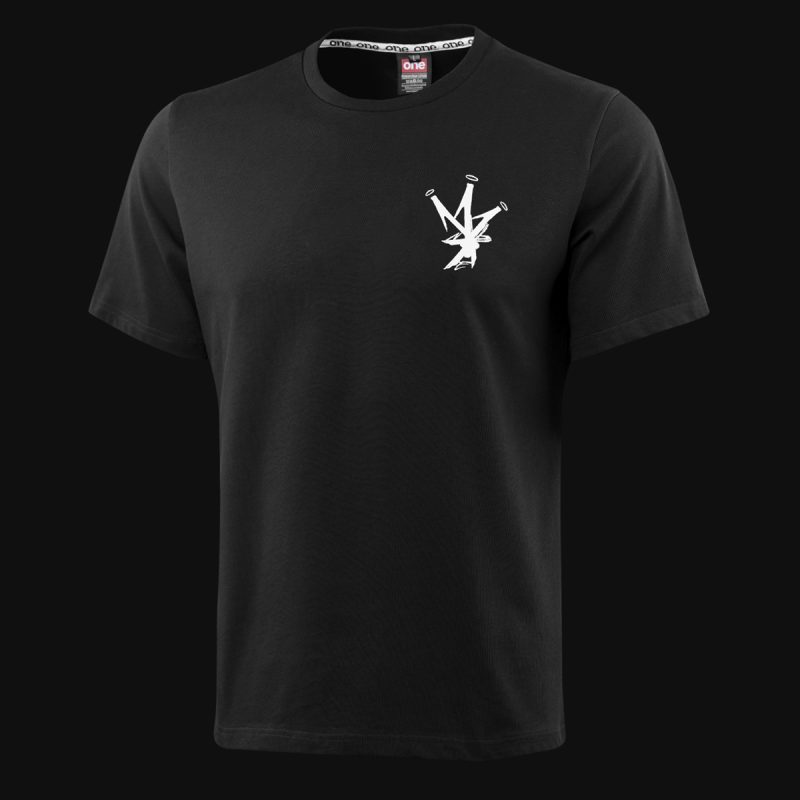 Tricou negru oversize OBLV One - 03