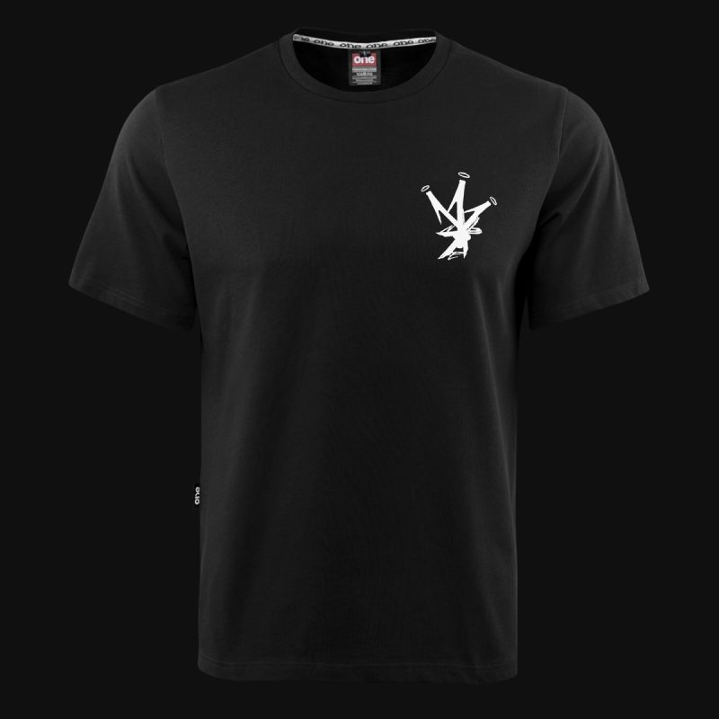 Tricou negru oversize OBLV One - 04