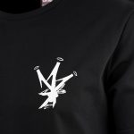 Tricou negru oversize OBLV One - 06