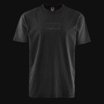 Tricou Negru Oversize - Faded Fit One