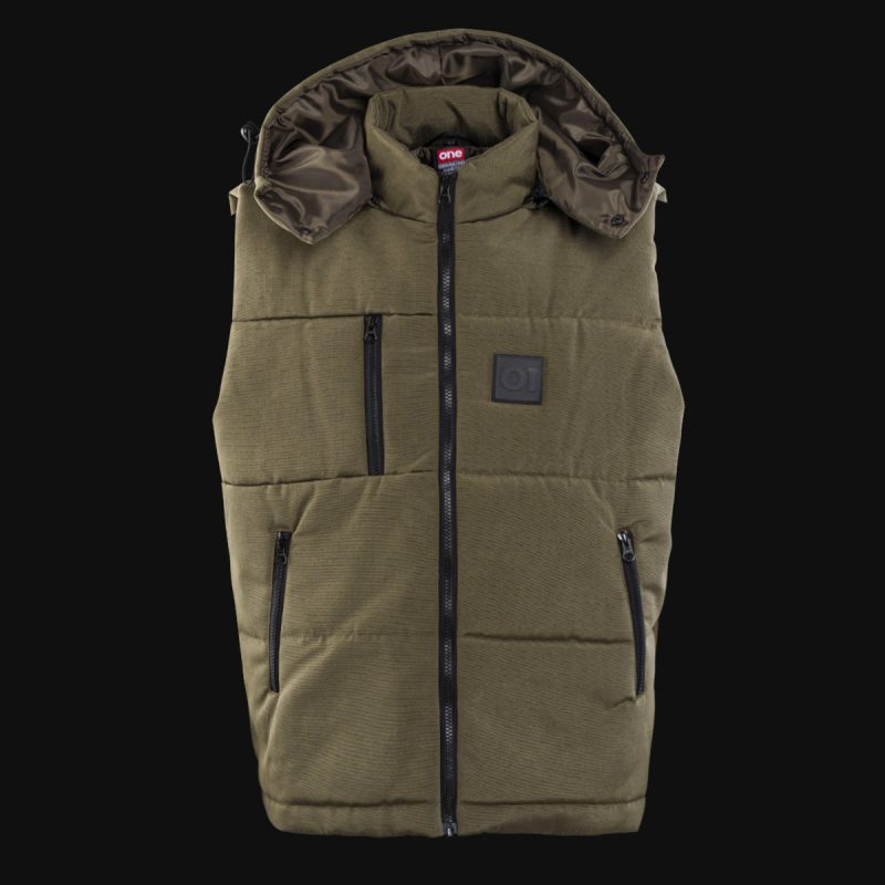 Vestă cu glugă detașabilă - O1 Khaki