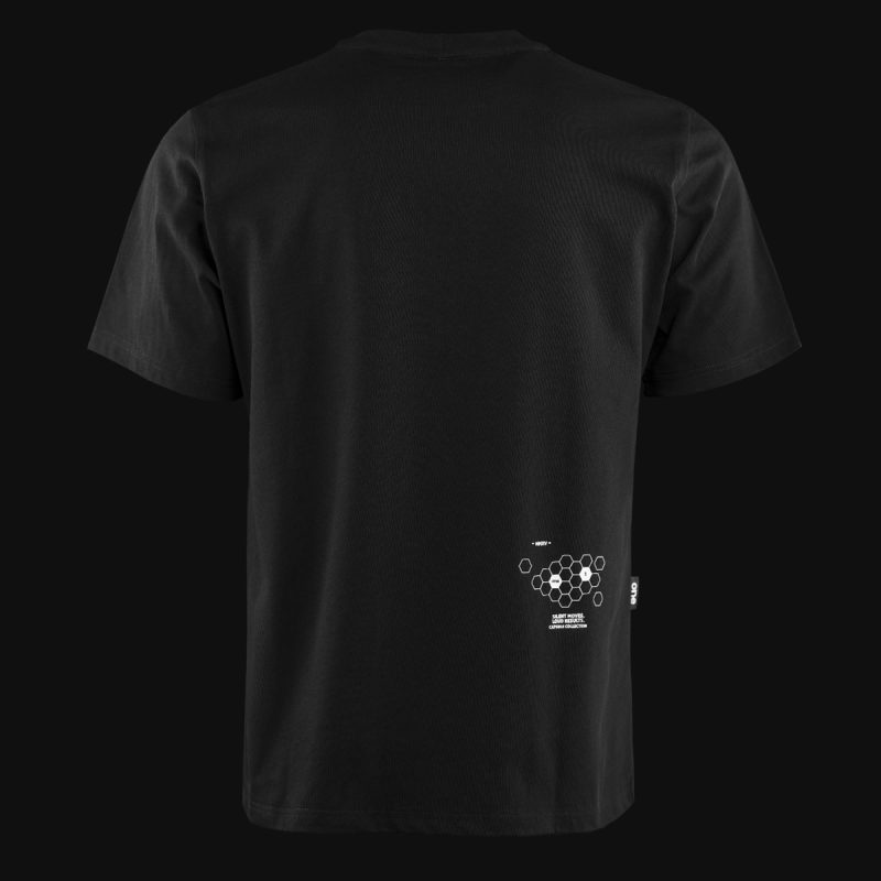 Tricou oversize - Hex One Noir - 02