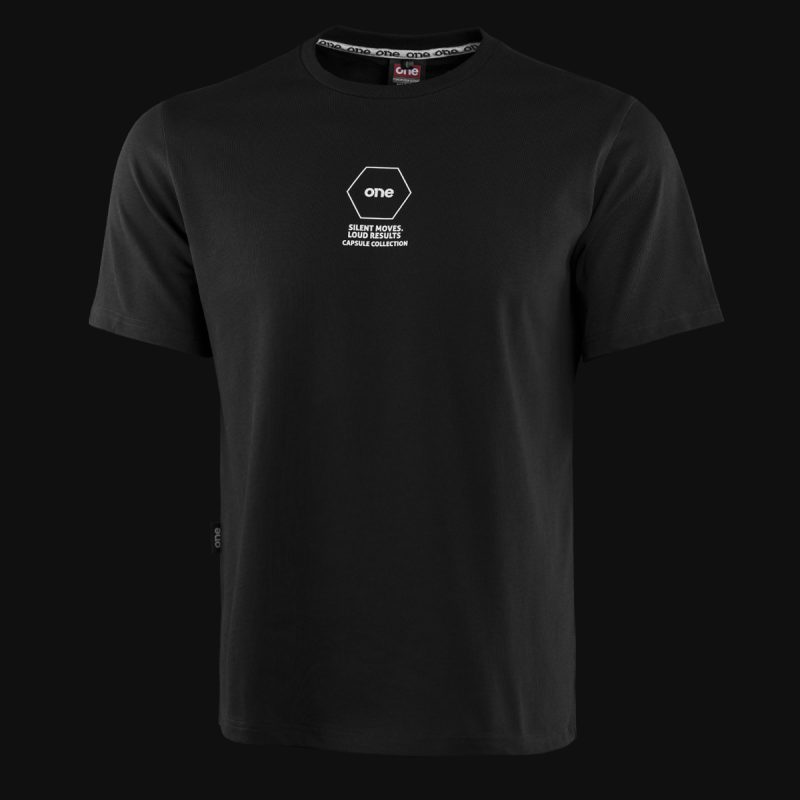 Tricou oversize - Hex One Noir - 04