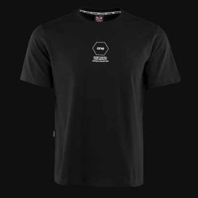 Tricou oversize - Hex One Noir