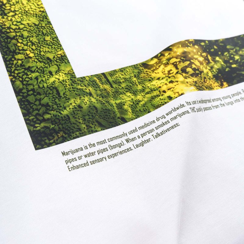 Tricou alb Regular-Fit Bărbaţi - Urban Moss V.02 - 04
