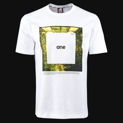 Tricou alb Regular-Fit Bărbaţi - Urban Moss V.02