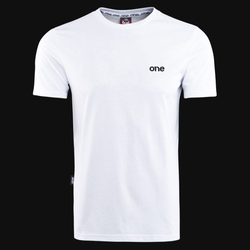 Tricou alb Slim-Fit Bărbaţi - DNM - 03
