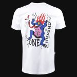 Tricou alb Slim-Fit Bărbaţi - Mystic Blaze