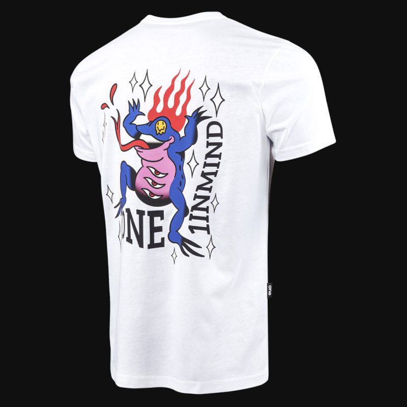 Tricou alb Slim-Fit Bărbaţi - Mystic Blaze - 04