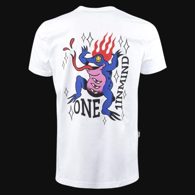 Tricou alb Slim-Fit Bărbaţi - Mystic Blaze
