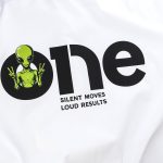 Tricou alb Slim-Fit Bărbaţi - UFO One - 02