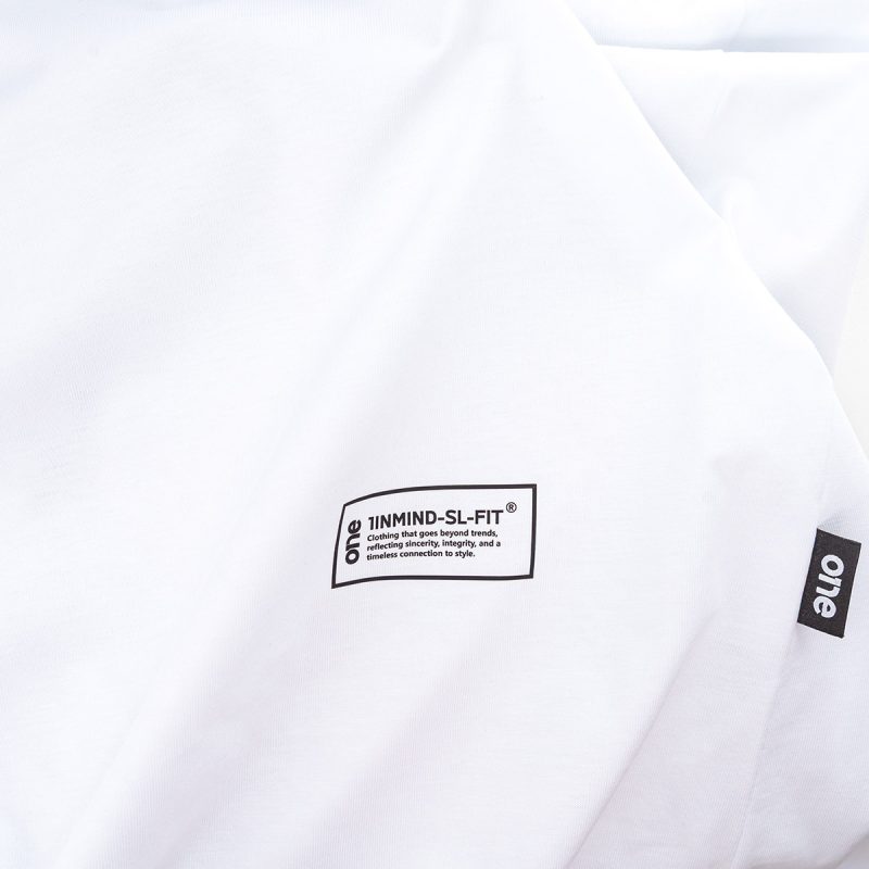 Tricou alb Slim-Fit Bărbaţi - UFO One - 04