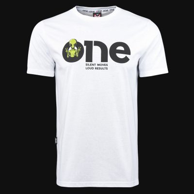 Tricou alb Slim-Fit Bărbaţi - UFO One