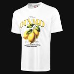 Tricou alb Slim-Fit Bărbaţi - Zesty One - 05
