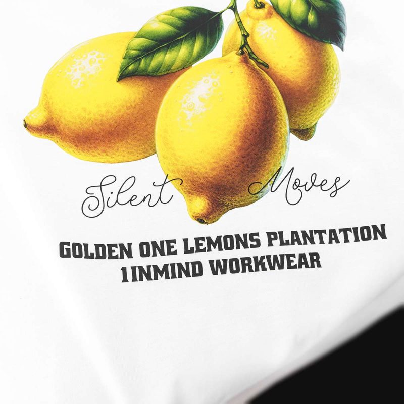 Tricou alb Slim-Fit Bărbaţi - Zesty One - 06