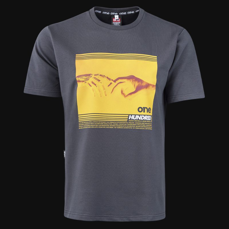 Tricou gri premium Bărbaţi - God Hand Tee