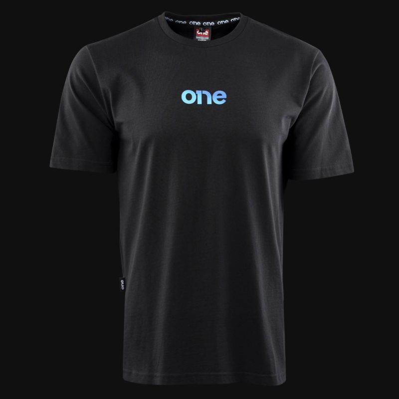 Tricou negru Regular-Fit Bărbaţi - Color One - 03