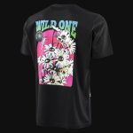Tricou negru Regular-Fit Bărbaţi - Wild One - 05