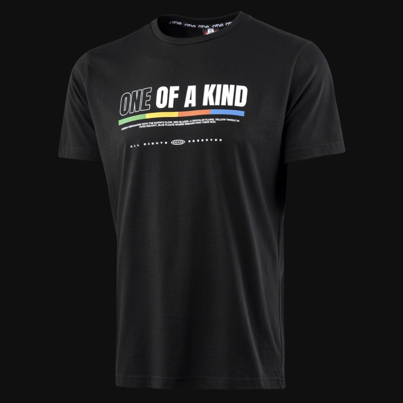 Tricou negru Slim-Fit Bărbaţi - O-KIND - 05