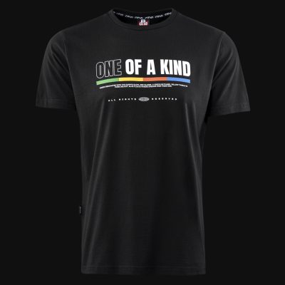 Tricou negru Slim-Fit Bărbaţi - O-KIND