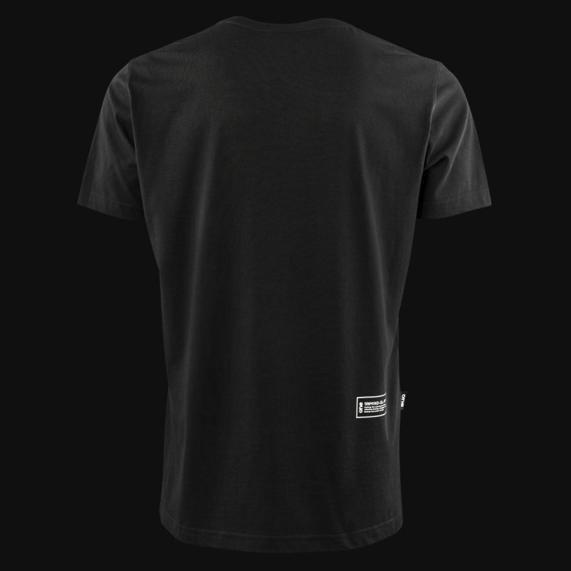 Tricou negru Slim-Fit Bărbaţi - Zesty One - 02