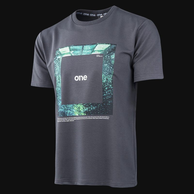 Tricou premium gri Bărbaţi - Urban Moss - 05