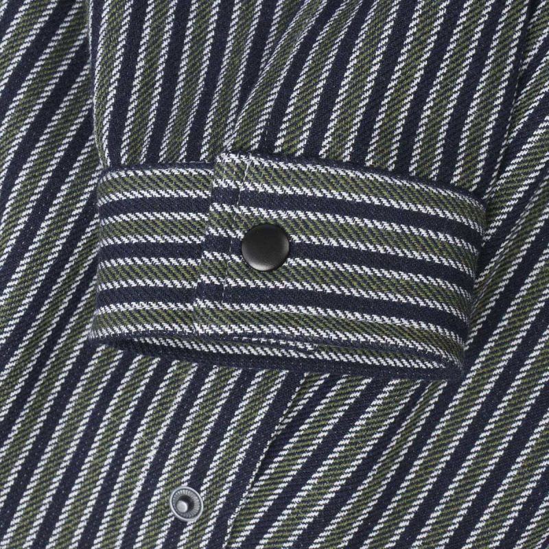 Overshirt pentru bărbați - Olive Grid - 06