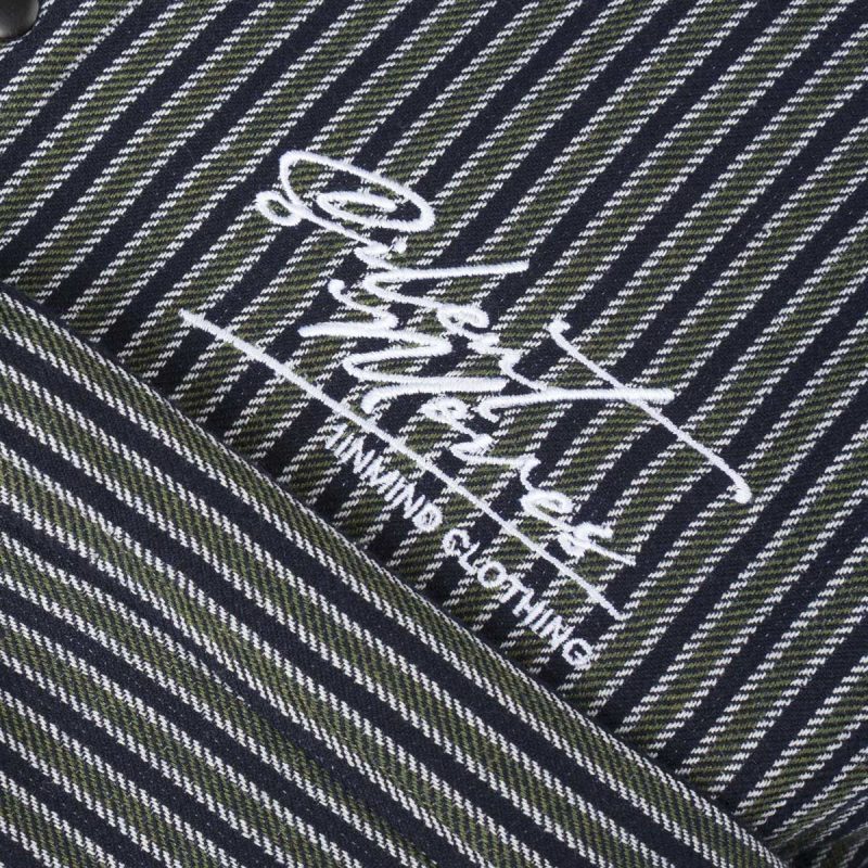 Overshirt pentru bărbați - Olive Grid - 07