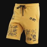 Pantaloni scurți galbeni bărbaţi Rebel Sketch