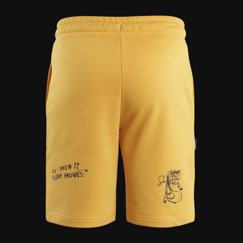 Pantaloni scurți galbeni bărbaţi Rebel Sketch - 03