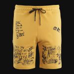 Pantaloni scurți galbeni bărbaţi Rebel Sketch - 05