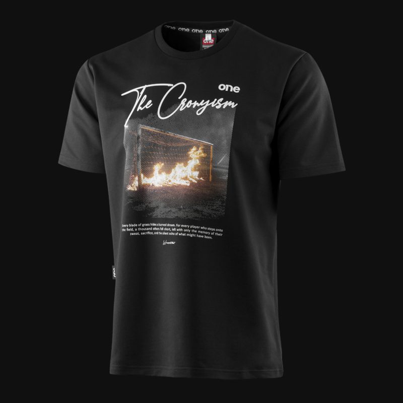Tricou negru Regular-Fit Bărbaţi - TC One - 03